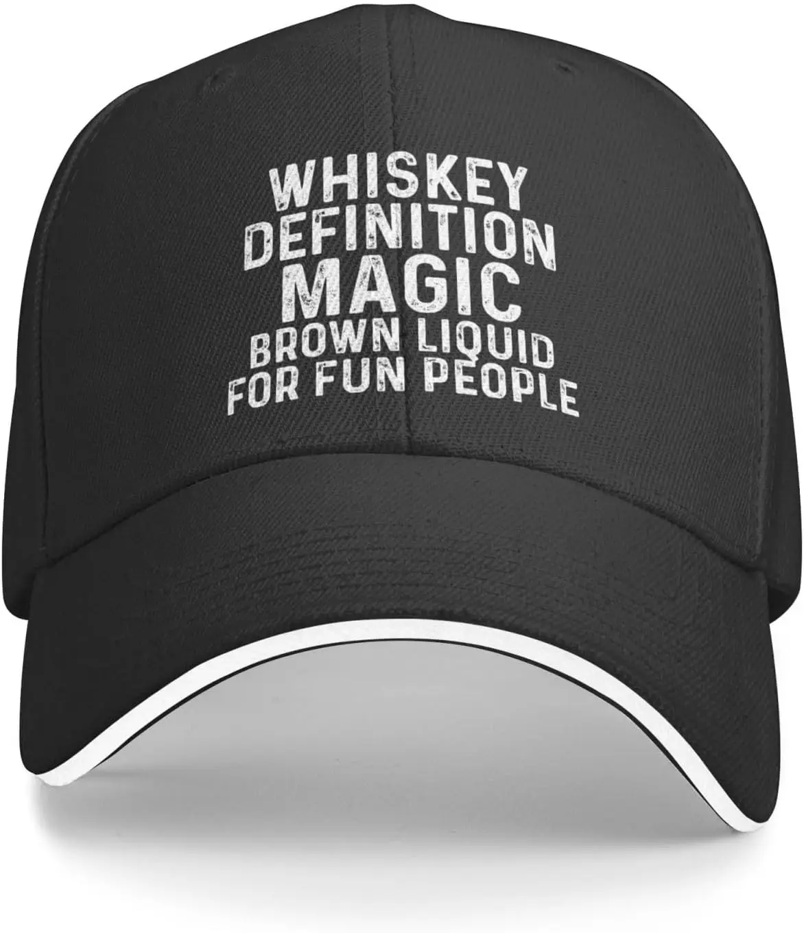 Whiskey Definition Magic Browns Liquids for Fun People Hat Women Baseball Caps Graphic Hat