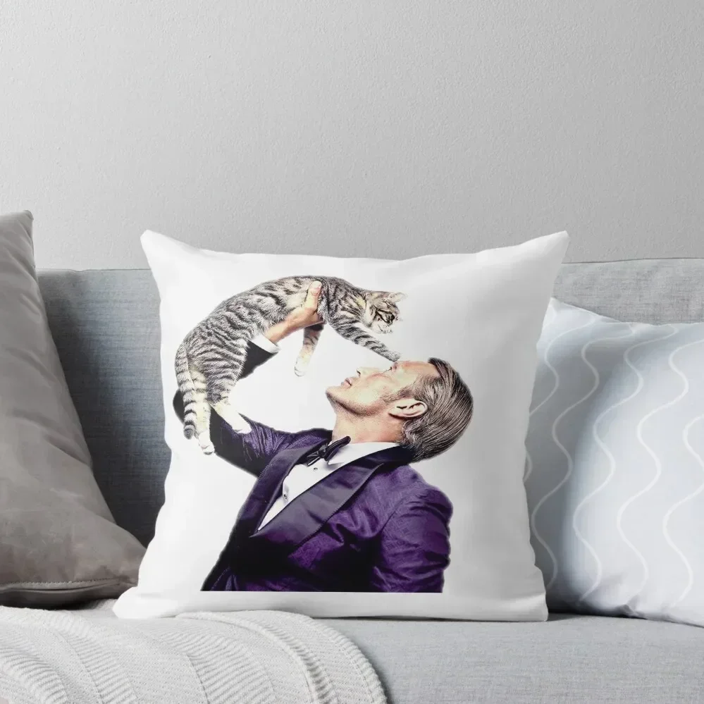 

Mads & a Cat Throw Pillow Bed pillowcases Sofa Pillow Cover Decorative Sofa Cushions Christmas Covers For Cushions pillow