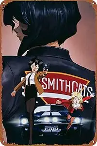 Gunsmith Cats Tin Sign Retro Metal Movie Poster Art Wall Home Decor 8x12 Inches