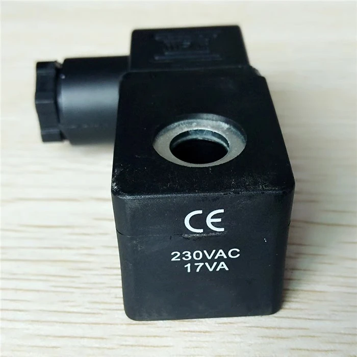 Solenoids valves coils 230VAC 17VA 24VDC 17W