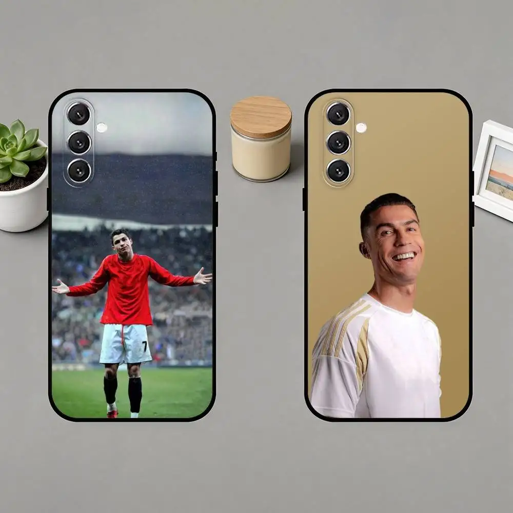 

G-Global idol C-CR7 Phone Case For Samsung Galaxy A91,80,73,72 ,71,53,52,32 ,31,22,21s,20,Soft Black Case