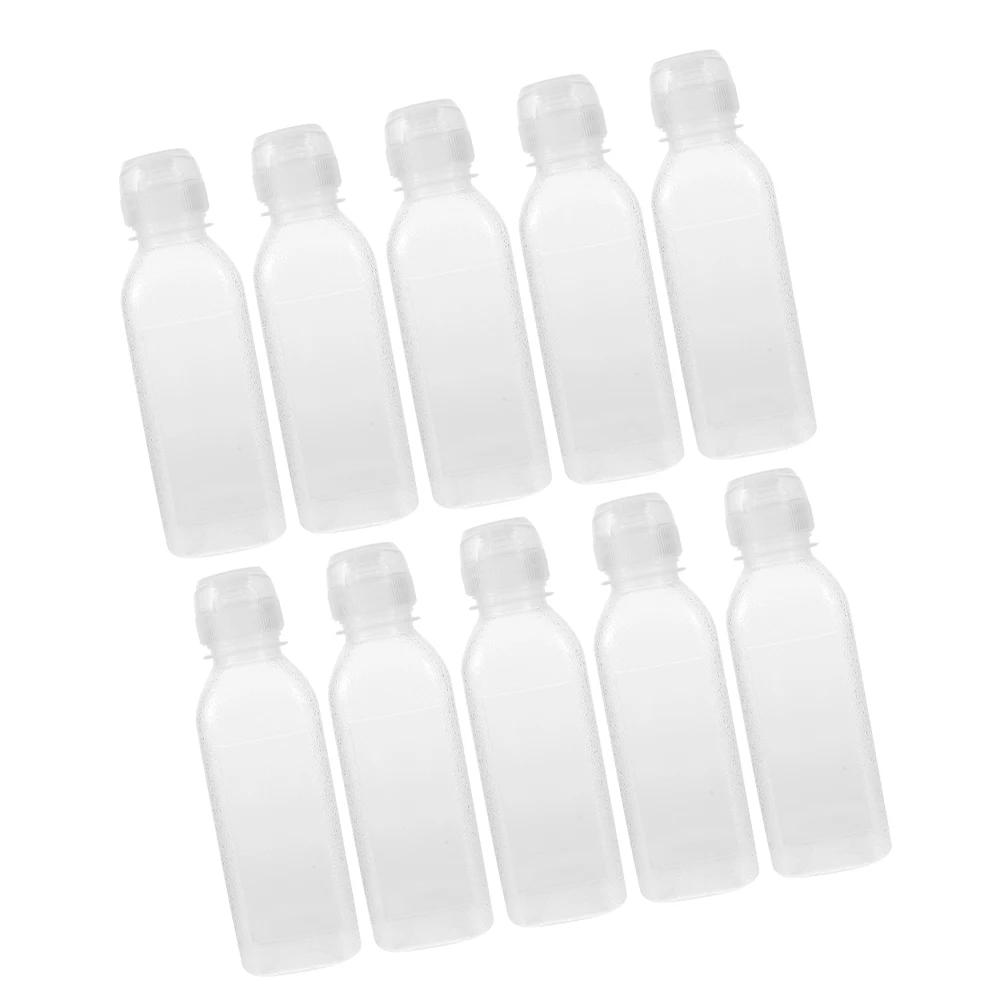 

10Pcs Oil Dispenser Squeeze Bottles Refillable Precise Control Transparent Food Grade Empty Bottles for Cooking Sauce Dressing