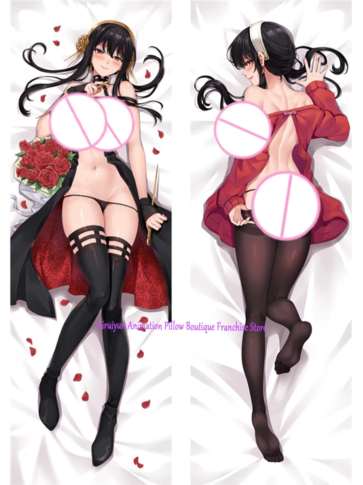 Anime Dakimakura Pillow Case Yor Forger Sexy and Busty Beautiful Girl Double-Sided Halloween Decoration