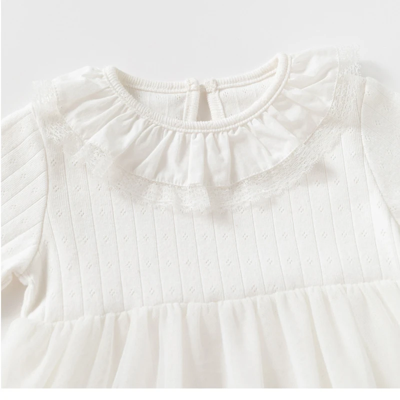 2025 New Autumn 0-24M Children Clothes Korean Style Climbing Suit Long Sleeved Cotton Solid Color Newborn Baby Girls Bodysuits