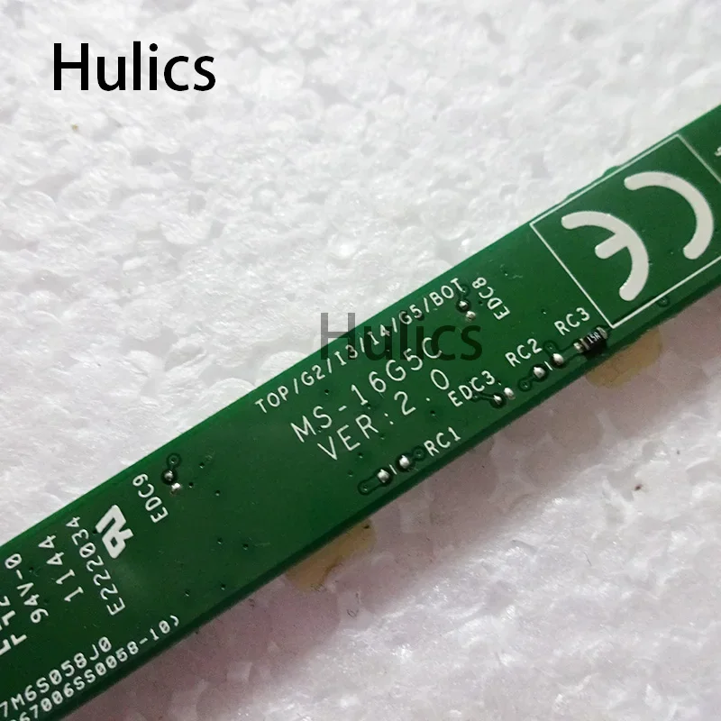 Hulics Used FOR MSI MS-16G5 GE62 Series FX620DX GE620DX POWER BOTTON Media CONTROL BOARD WITH CABLE MS-16G5C