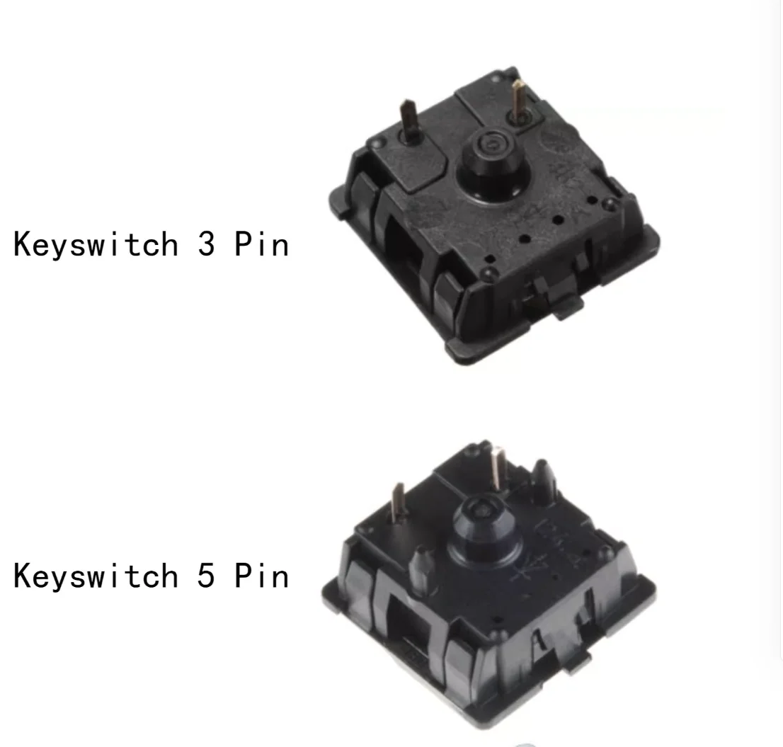 Original Cherry MX HyperGlide 3 Pins HG 5 Pins 60 gf MX Black Switch Custom Linear Switches Mechanical Keyboard Gaming Switch