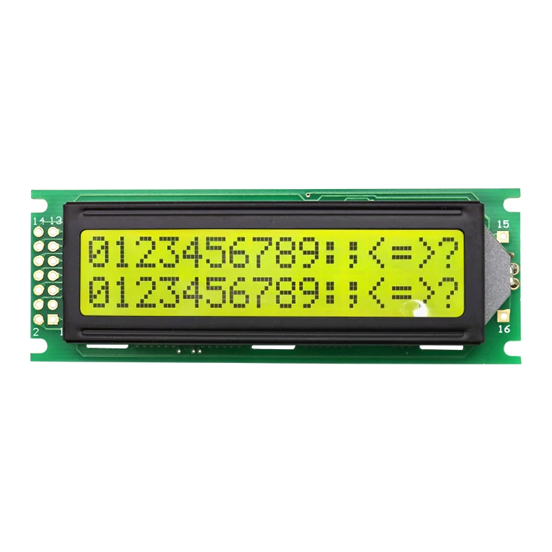 1 Uds LCD1602 módulo pantalla verde 16x2 caracteres módulo de pantalla LCD 5V para Arduino