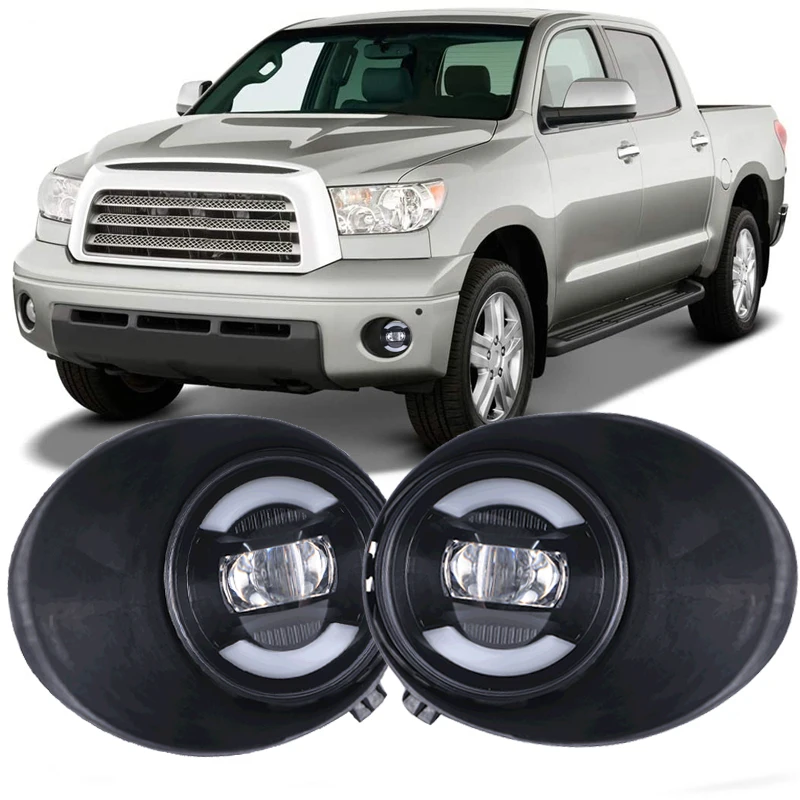 

45w 12V Car Led Fog Light Driving Lights For 07-13 Tundra/08-11 Sequoia With Yellow Turn Signal Fog Lamp DRL