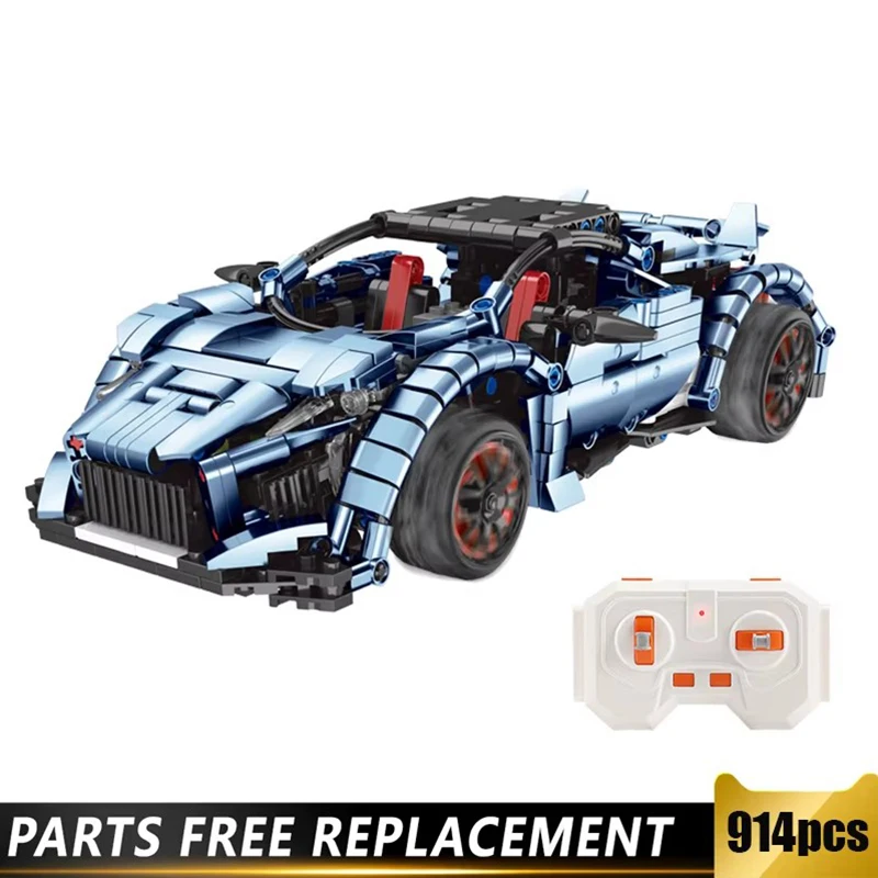 XingBao MOC high-tech City Series RC Super Racing Car Model Kit Electric Building Blocks DIY Kids Toys Remote Control Bricks