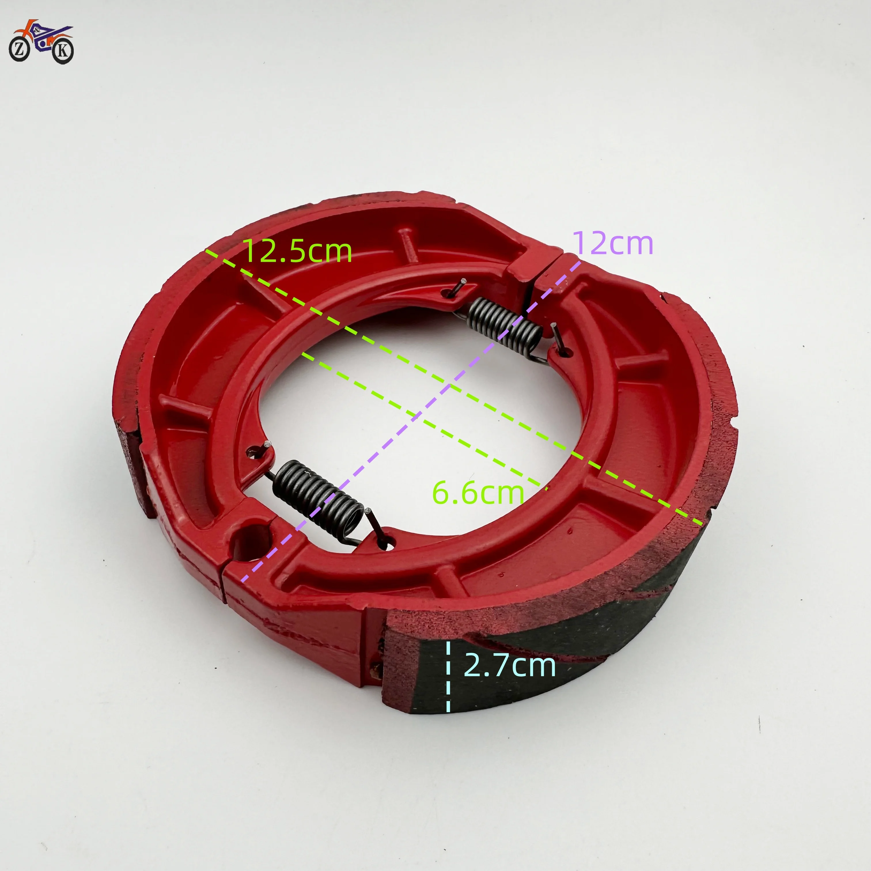 Red Premium motorcycle wheel brake shoe drum brake shoe sleeve Suzuki GN125 GS125 GT EN125 BAJAJ100 GS125 RX125 BM100