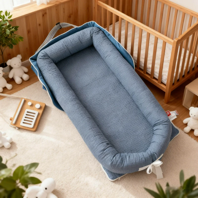 

Новая детская кроватка-гнездышко 2026: уютный спальный мешок для новорожденных, дышащая и безопасная дорожная люлька