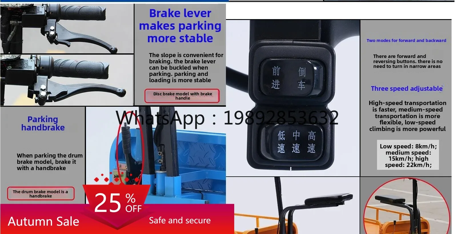 

Electric Flatbed Cart for Greenhouse and Orchard Goods Transport and Handling home decoration accessories