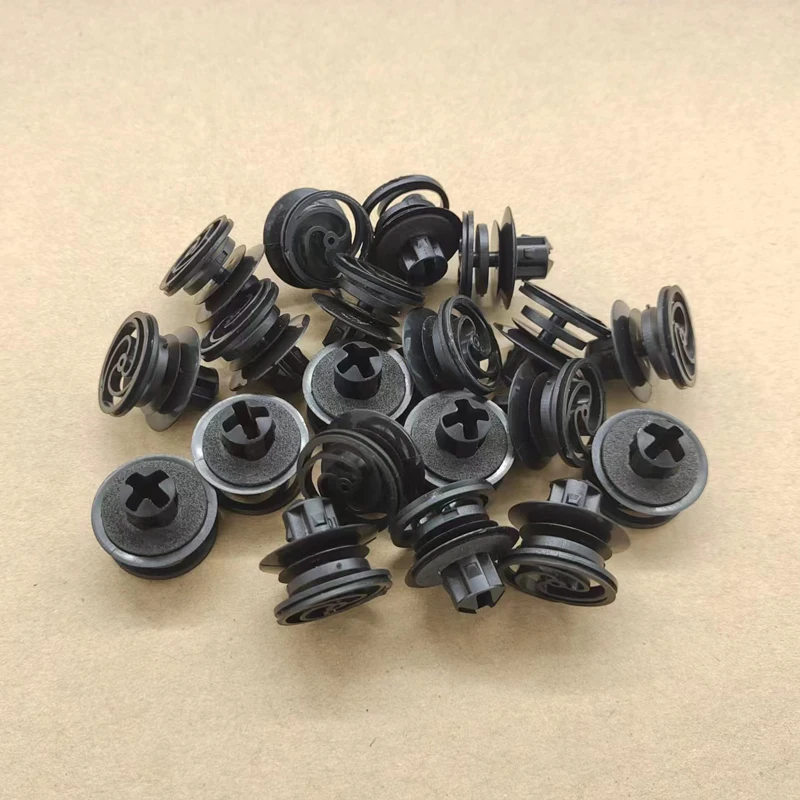 10pcs Car Door Card Retainer Trim Panel Clips For VW Volkswagen Jetta Golf Mk4 Passat B5 Push-Type Interior Rivets Fastener Clip