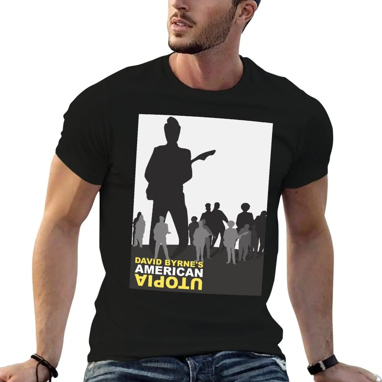 David Byrne's American Utopia Shadows T-Shirt Simple Casual Short Sleeve Tee