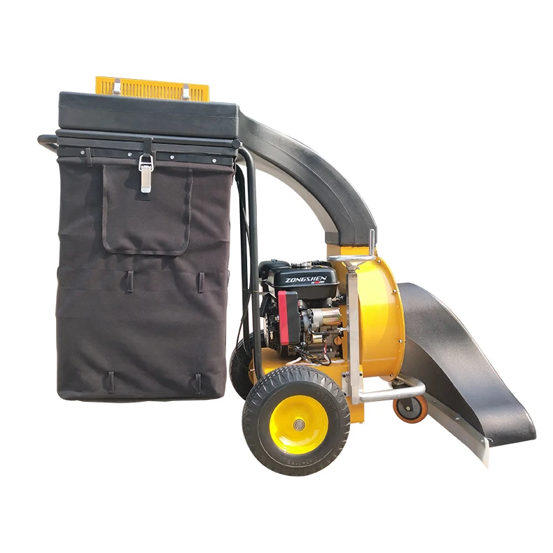 

BY-T2 Walk Behind Collector Auto-walking Park Garden Leaf Removal Machine On Sale Vacuum Leaf Collector