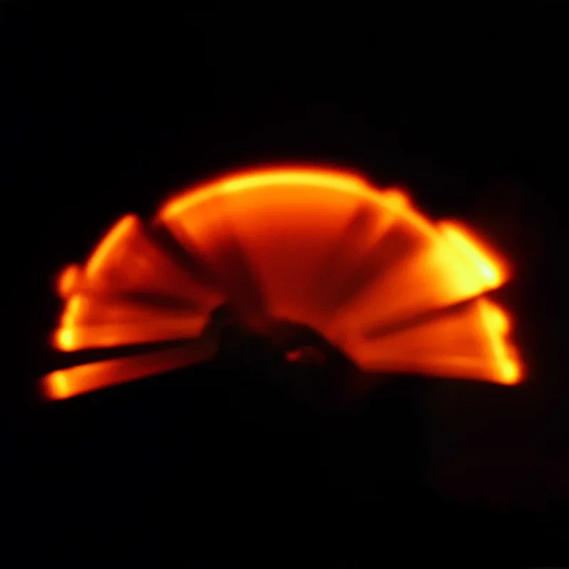 Glow Dark Nunchaku Dual Section Staff Rainbow Fluorescent Performance Training Light Up Vibration Sensor Switch Durable Anti New