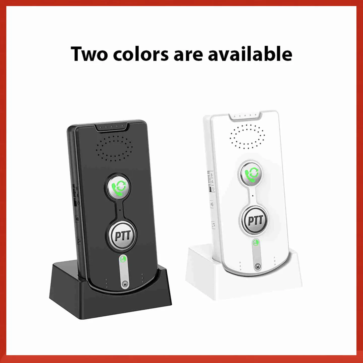 

2Pcs Wireless Voice Intercom 1000 Meters Long Range Portable Elderly Two Way Talk Intercom for Home Villa Hospital