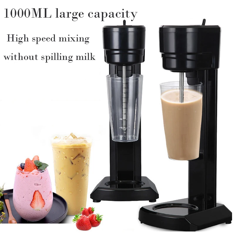 Milk Shake Machine Electric Milk Foam Machine Milkshake Blender Commercial Milk Shake Mixer for Milk Tea Shop