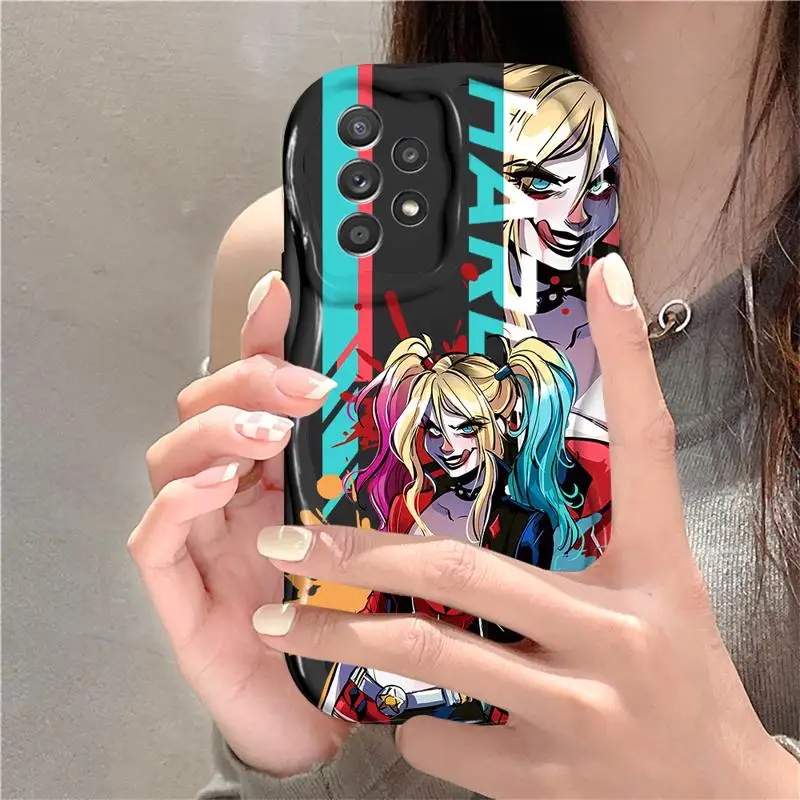 H-Harley Quinn Phone Case for GalaxyA32 A52 A72 4G 5G A14 A15 A25 A53 A54 A55 5G A22 A24 4G A23 4G A33 A34 A35 A52s A73 5G