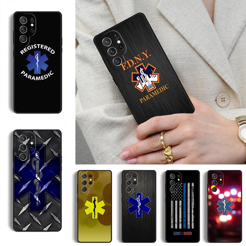 EMT EMS Medical Rescue MOBILE Phone Case for Samsung Galaxy S26 S25 Ultra S24 S23 S22 S21 Plus Note 10 Bumper Cover