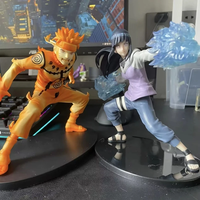 

14 см аниме Наруто HyūGa Hinata Shippuuden Palm Senjutsu Battle Model Kakashi Toy Aciton Uchiha Sasuke Figure ПВХ Desktop Orname