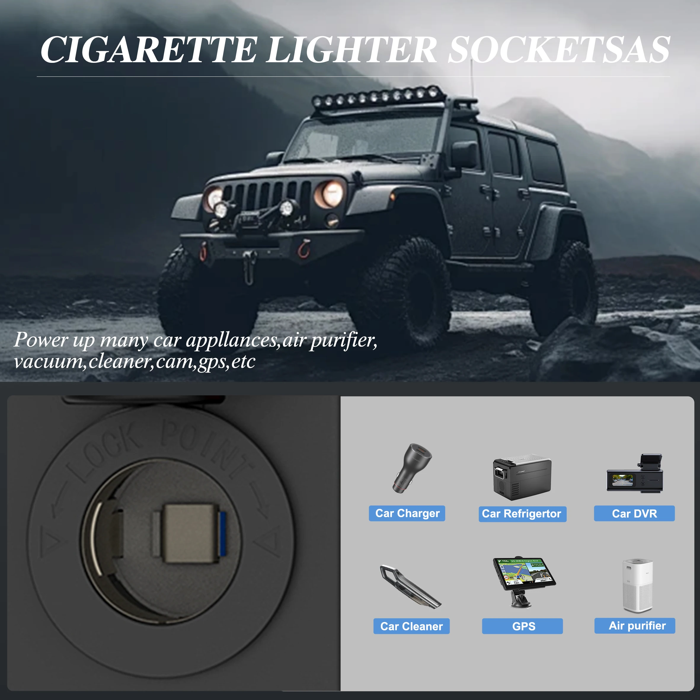New 12V Control Box Switch Panel USB Socket Voltmeter Bus Bar for Camping RV Car Battery Power Electronics Instrument Enclosure