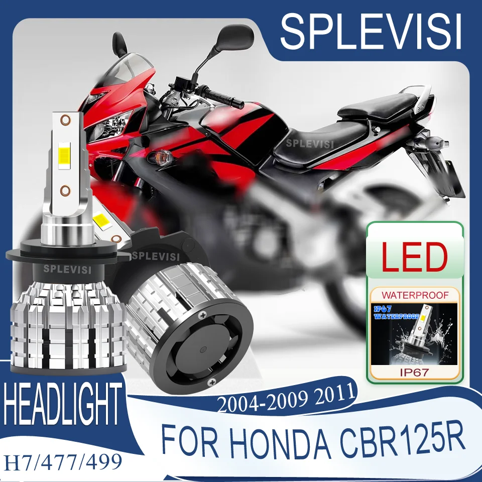

Waterproof IP67 All-Weather Protection for Rainy and Snowy Days LED H7 motorcycle Headlight For Honda CBR125R 2004-2009 2011