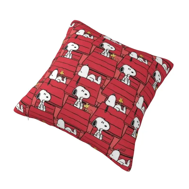 Custom S-Snoopys Pattern Cushion Covers Soft Modern Pillow Case