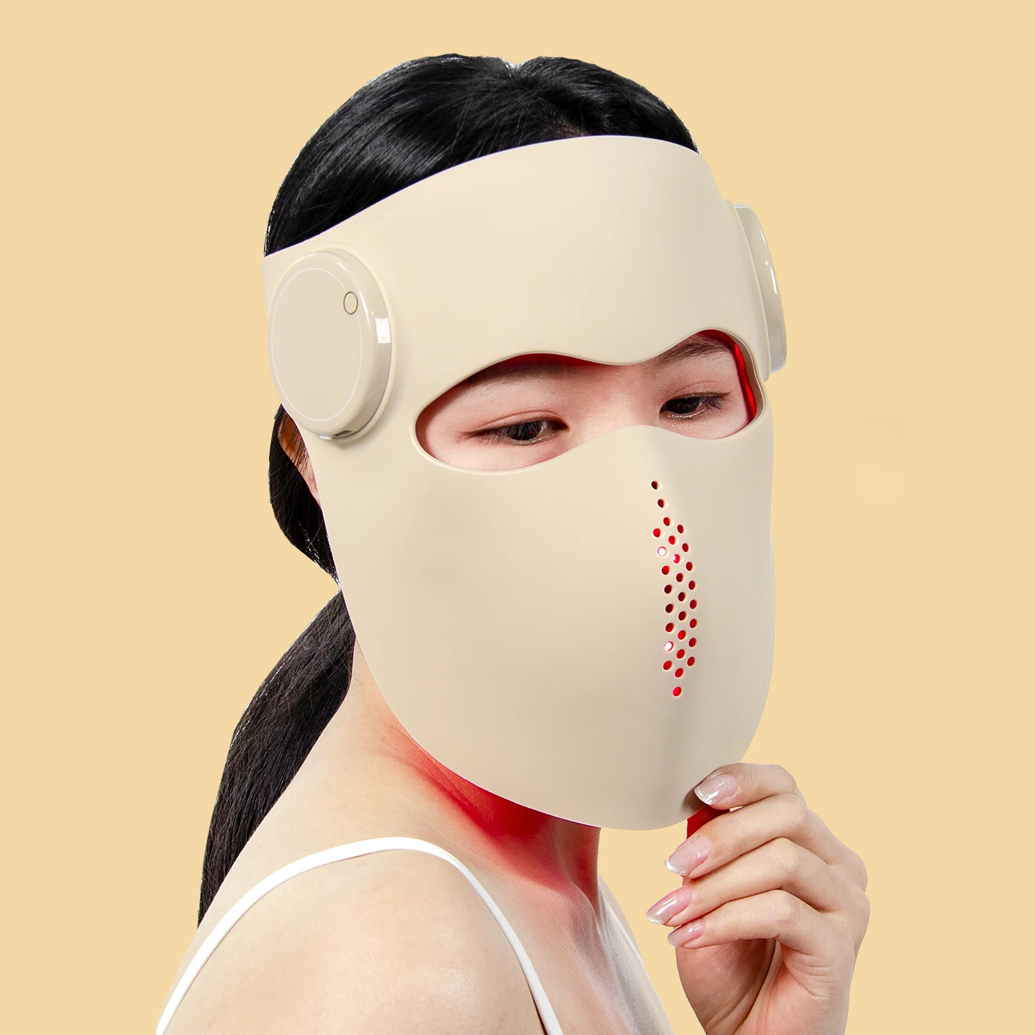 Professional 5D Red Light Therapy Mask 1064nm for Anti-Aging Skin Rejuvenation Medical LED Facial Beauty Device for Spa image 3