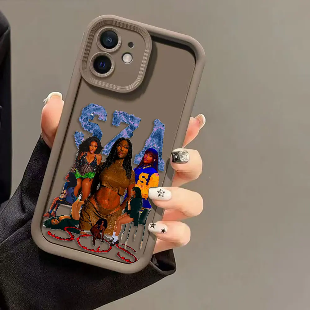 Cantante S-SZA SOS Cassa Del Telefono Per MOTO G9 G22 G24 G30 G32 G34 G52 G53 G54 G60 G75 G84 G85 E22 E32 E40 EDGE 40 50 60E TPU Caso