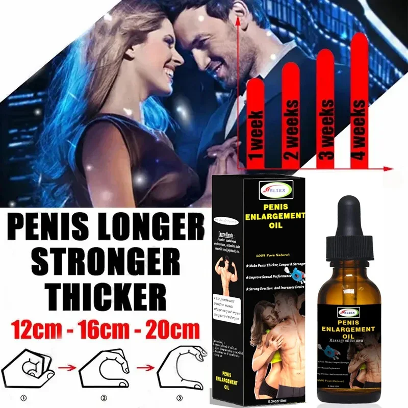 Penis Enlargement Oils Health Care Men Increase Big Dick Cock Erection Enhance Thickening Growth Enlarge Massage Sex Delay Oils