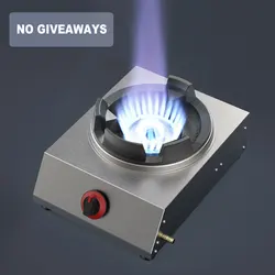 Cucina fornello a Gas singolo piano cottura a Gas per uso domestico piano cottura a Gas commerciale in acciaio inox gamma Sove