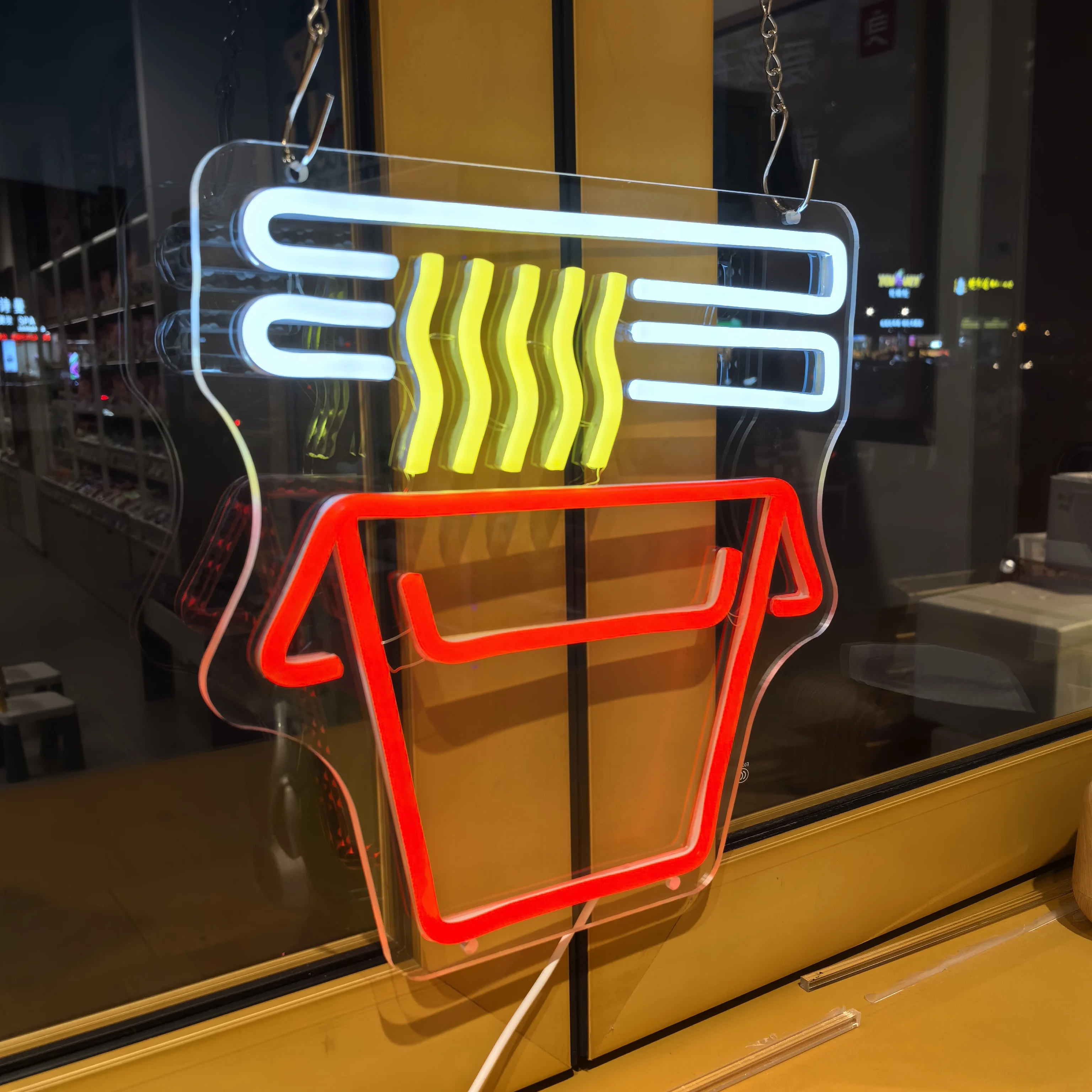 Ramen Neon LED Light Sign para Wall Decor, Sinais de Noodle, Light Up, Restaurante, Casa, Bar, Cozinha, Comida