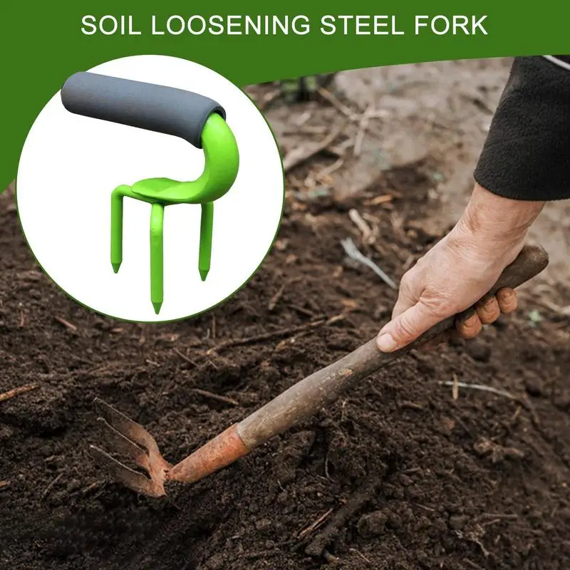

Hand Cultivator Garden Tool Heavy Duty Steel Hand Cultivator Ergonomic Handle Garden Claw Rust Resistant Weeder Tool For Turning