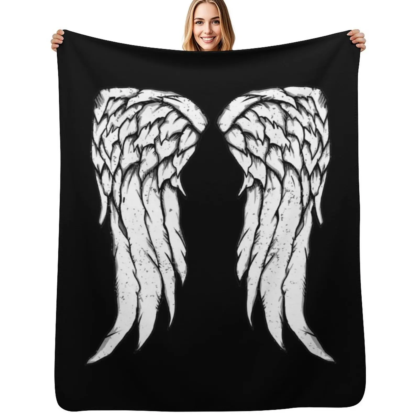 

Daryl Dixon Wings - Zombie Throw Blanket for babies Soft Beds decorative Plush Blankets