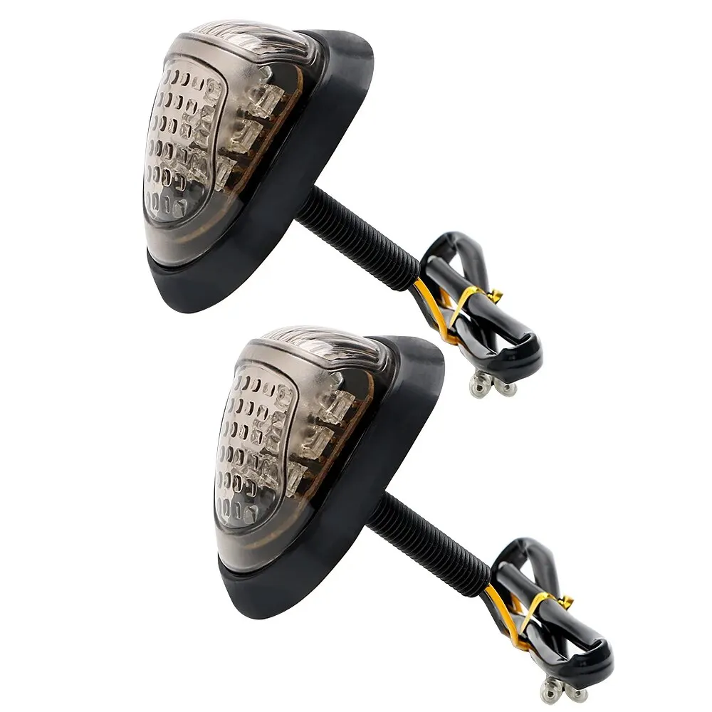 Motorcycle Turn Signal 9led Piranha Turn Light Recessed Lamp in Stock Black Riding 273 image 4