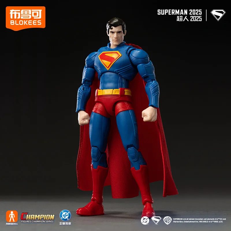 جديد Blokees Blockman Dc Hero Superman 2025 Beyond نسخة نموذج لجسم حلية جمع لعبة عصرية رائعة هدية عيد ميلاد