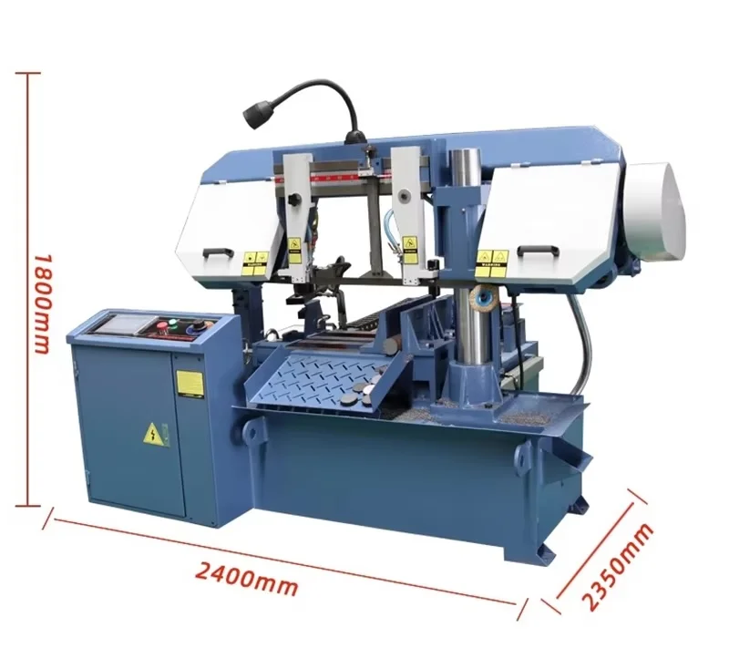 Angle Automatic Sanding Machine, Corner Saw, 45 Degree, 60 Degree, Oblique Angle, Steel Metal Cutting Band Saw Machine