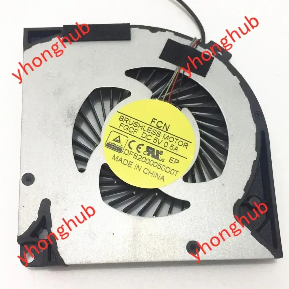 

Вентилятор охлаждения для сервера FCN DFS2000050D0T FGCF, 5В, 0.50А, 4-проводной