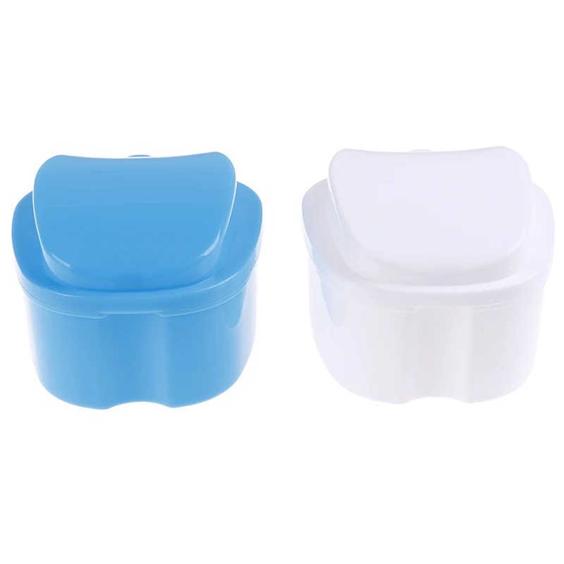 1PC Cleaning teeth Case Dental False Teeth Storage Box Container Denture Boxs