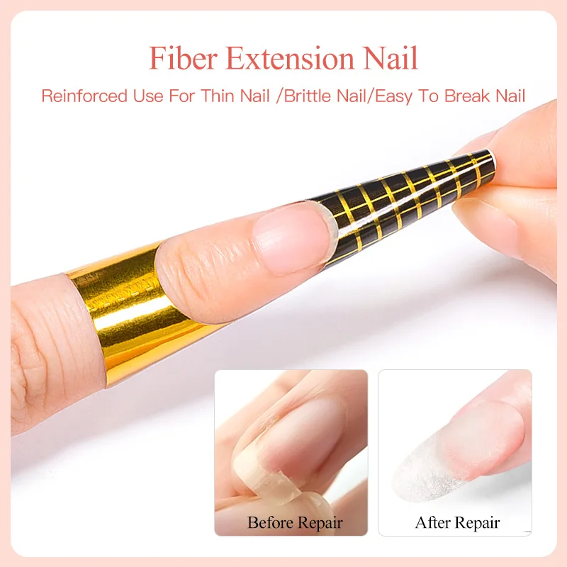 8ml Nail Repair Gel Polish Fix Crack Glue Fiberglass Constructing Gel Quick UV Extension Varnishes Clear Polish Manicure Tools