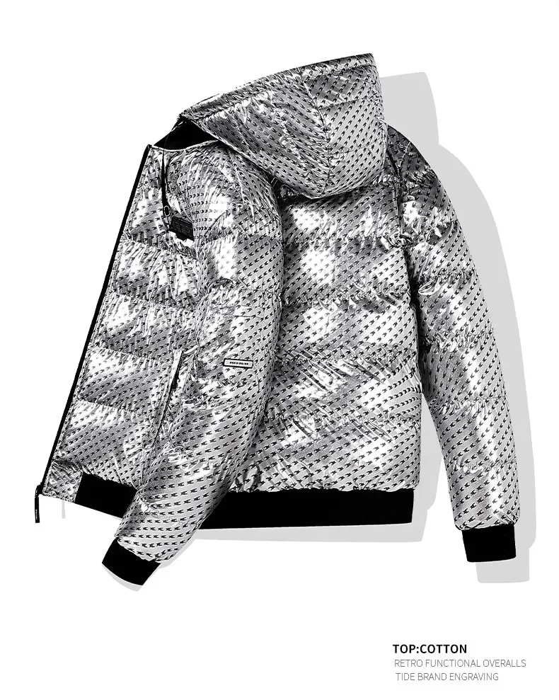 Gorasion Men Winter Coats Casual Fashion Cotton Padded Clothing Men's Bread Jackets Hooded Thicken Warm Down Jackets Outerwears