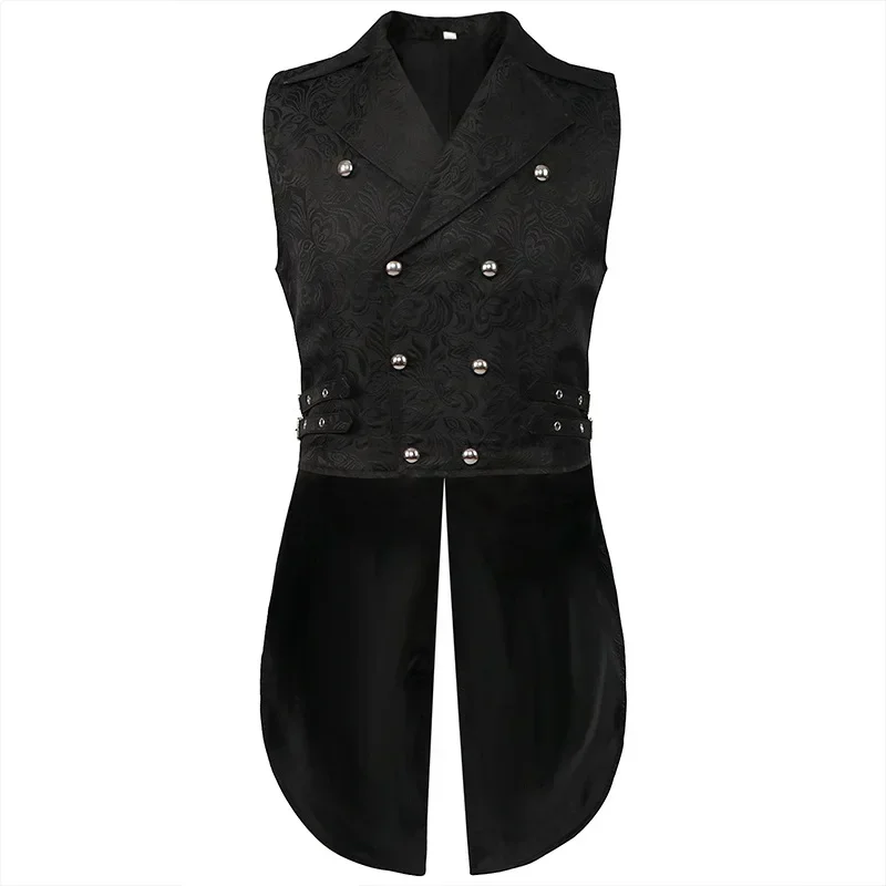 

New New European American Men's Vest Medieval Gothic Clothing