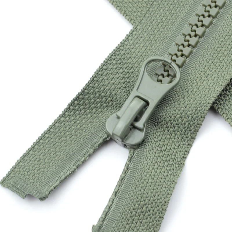 5# Resin Zipper Open-End Auto Lock ECO Plastic Zippers for Sewing Clothing 40/55/60/70/80/90 cm