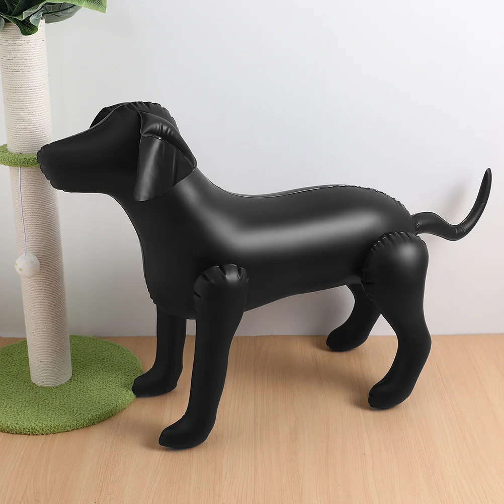 

2 Pcs Dog Pet Clothing Model Mannequin Inflatable Pvc Standing Models for Display