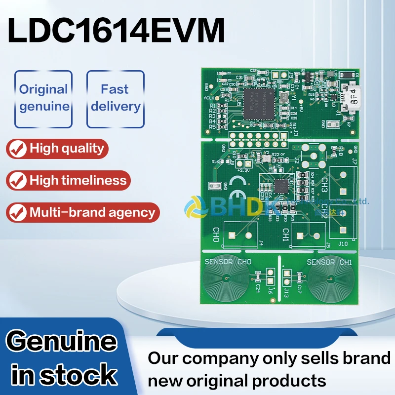 For LDC1614EVM LDC1614 28Bit Inductance To Digital Converter Evaluation Module Inductive Sensing Sensor Demo Board