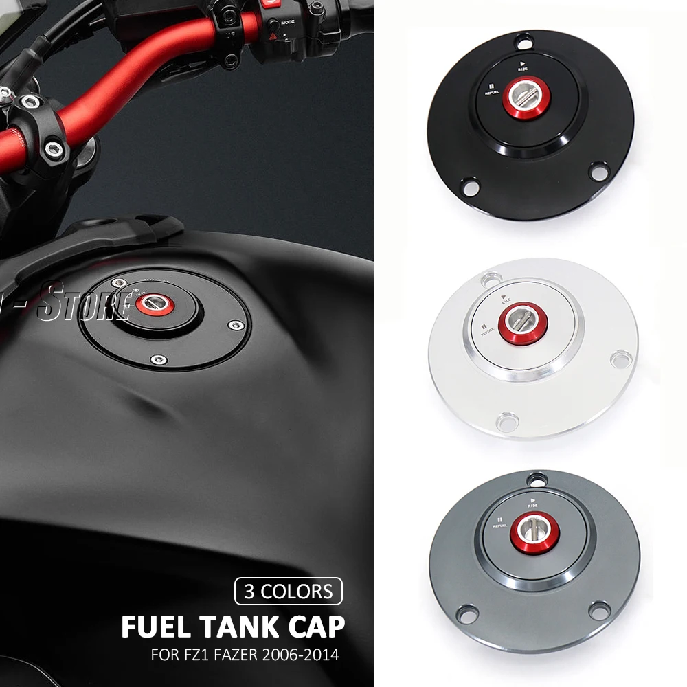 For Yamaha FZ1 FAZER 2006 2007 2008 2009 2010 2011 2012 2013 2014 Motorcycle Accessories Aluminum Fuel Tank Caps Cover