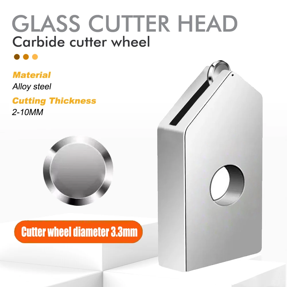 5Pcs New Wine Bottle Cutting Tool Replacement Cutting Head Diamond Cutter Head For Glass Tile Cutter Hand Tool Construction Tool