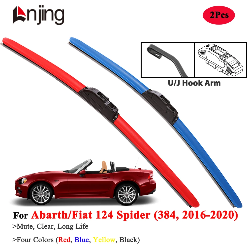 

LNJING Hybrid Wiper Blades For Abarth Fiat 124 Spider 384 2016-2020