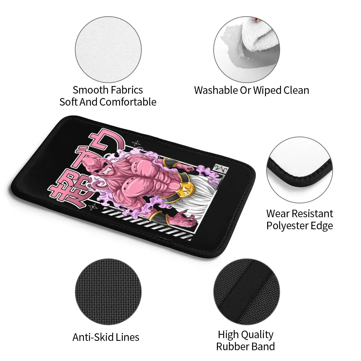 Car Armrest Cover Mat Leather Dragon Ball Center Handle Box Pad Cushion Auto Interior